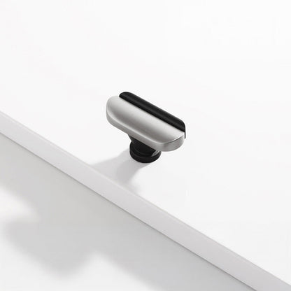 Two-Tone Rounded Cabinet Pulls and T-Knobs