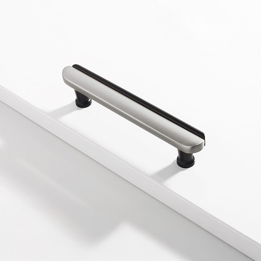 Two-Tone Rounded Cabinet Pulls and T-Knobs
