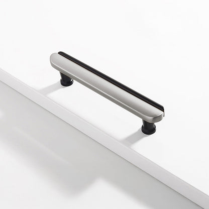 Two-Tone Rounded Cabinet Pulls and T-Knobs