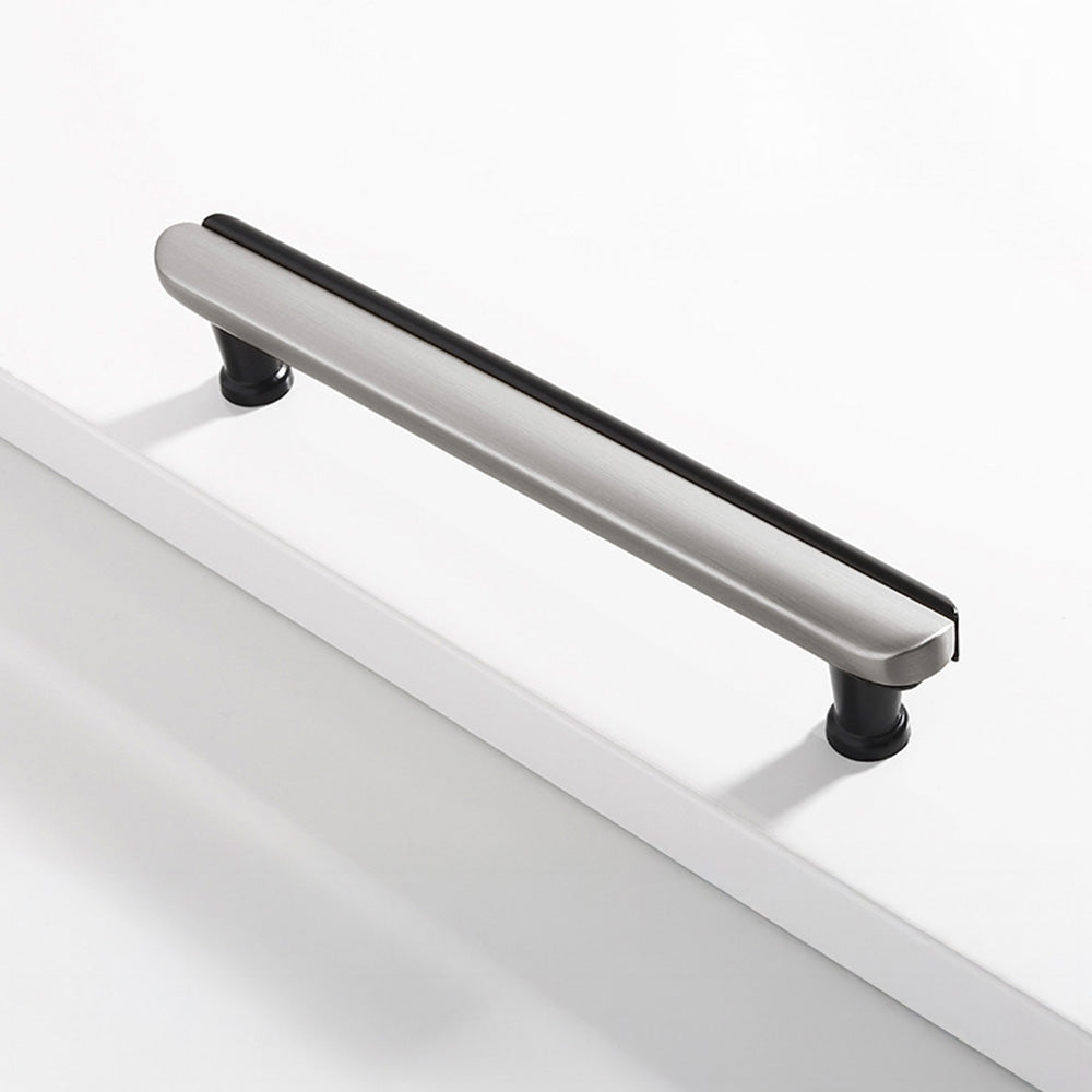 Two-Tone Rounded Cabinet Pulls and T-Knobs