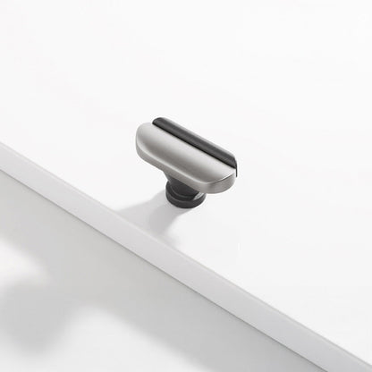 Two-Tone Rounded Cabinet Pulls and T-Knobs