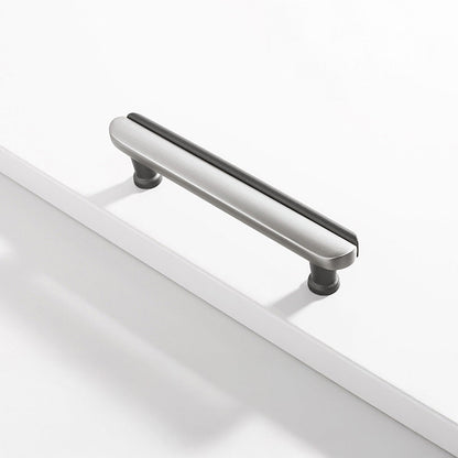 Two-Tone Rounded Cabinet Pulls and T-Knobs
