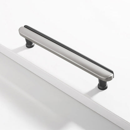 Two-Tone Rounded Cabinet Pulls and T-Knobs
