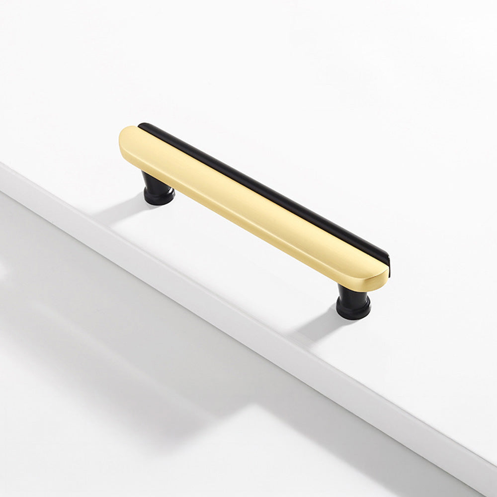 Two-Tone Rounded Cabinet Pulls and T-Knobs