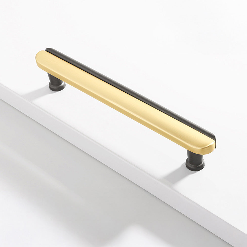 Two-Tone Rounded Cabinet Pulls and T-Knobs