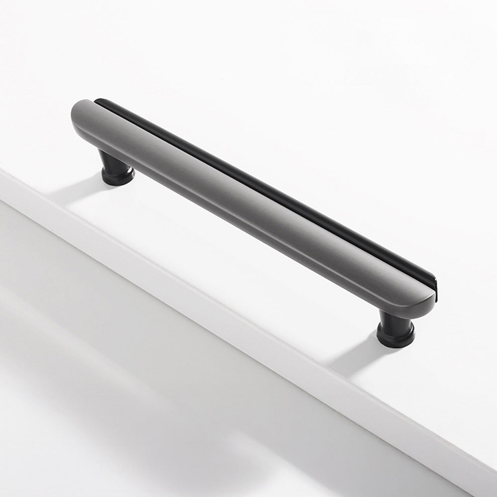 Two-Tone Rounded Cabinet Pulls and T-Knobs