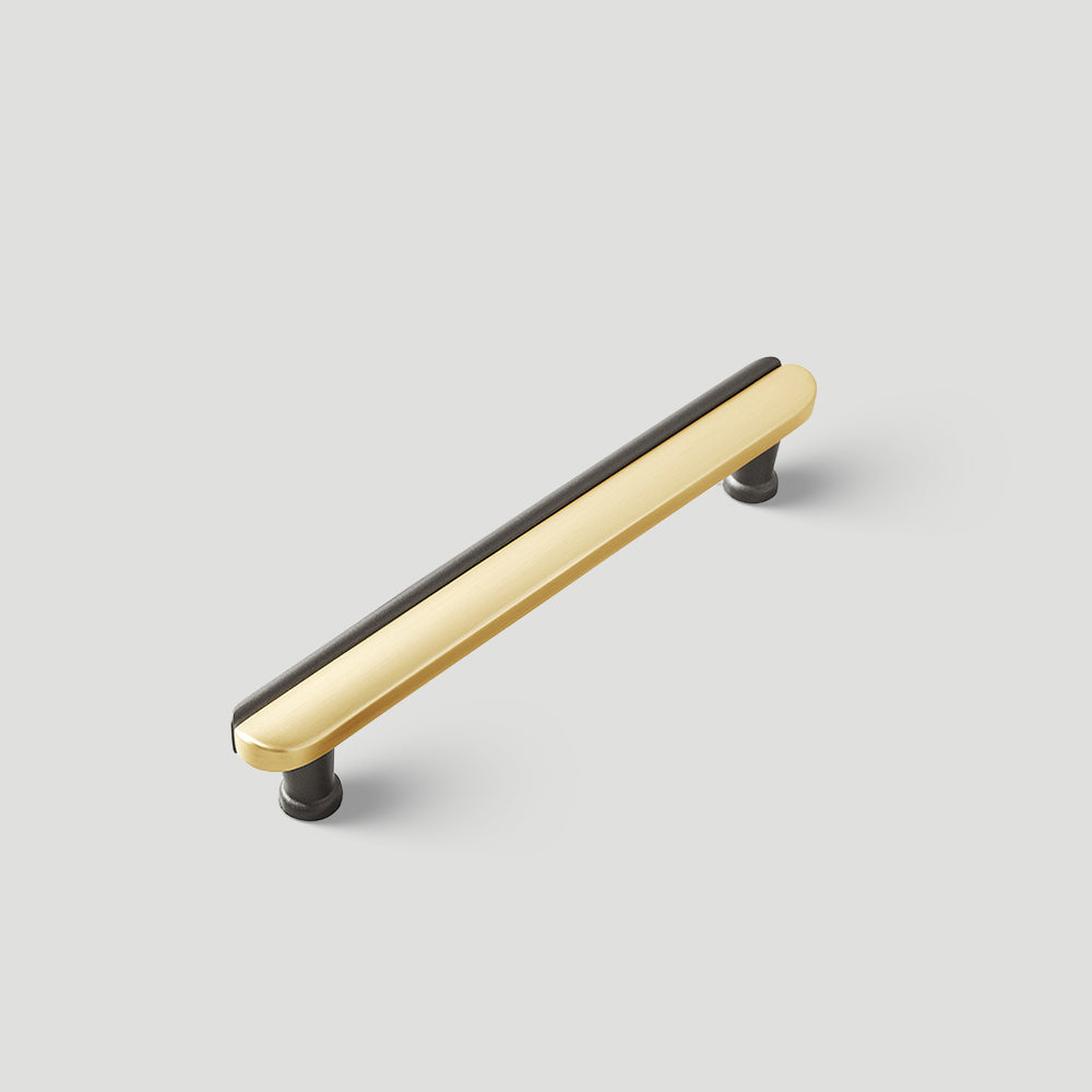 Two-Tone Rounded Cabinet Pulls and T-Knobs