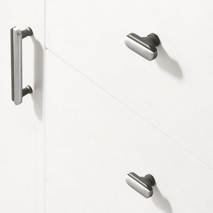 Two-Tone Rounded Cabinet Pulls and T-Knobs