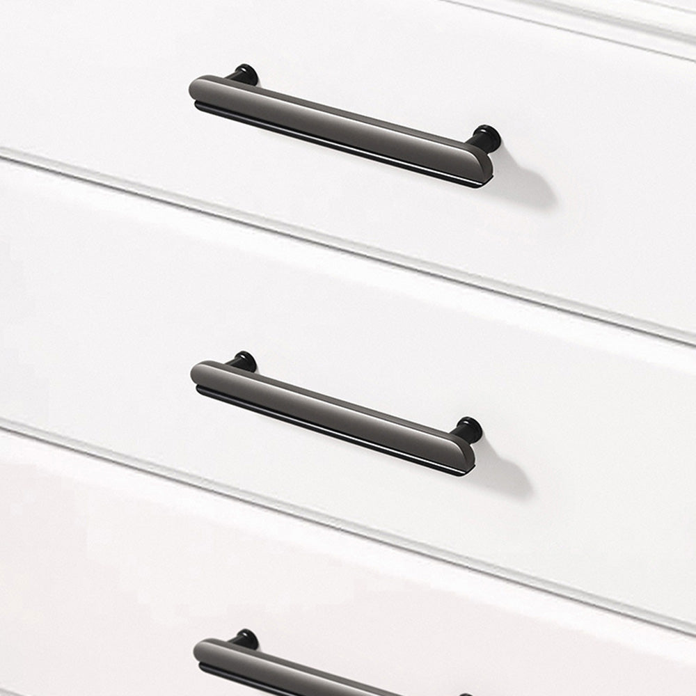 Two-Tone Rounded Cabinet Pulls and T-Knobs