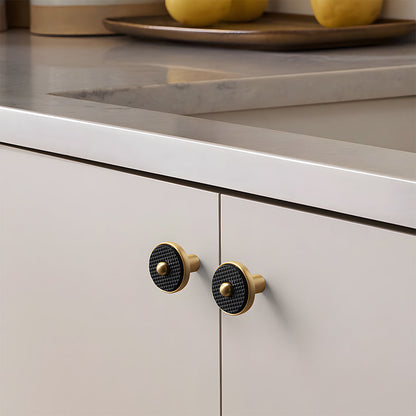 Two-Tone Gold Cabinet Handles, Drawer Pulls and Knobs