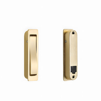 Zinc Alloy Flip-Out Recessed Cabinet Pulls for Drawers