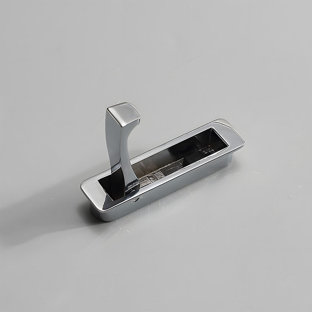 Zinc Alloy Flip-Out Recessed Cabinet Pulls for Drawers