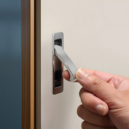 Zinc Alloy Flip-Out Recessed Cabinet Pulls for Drawers