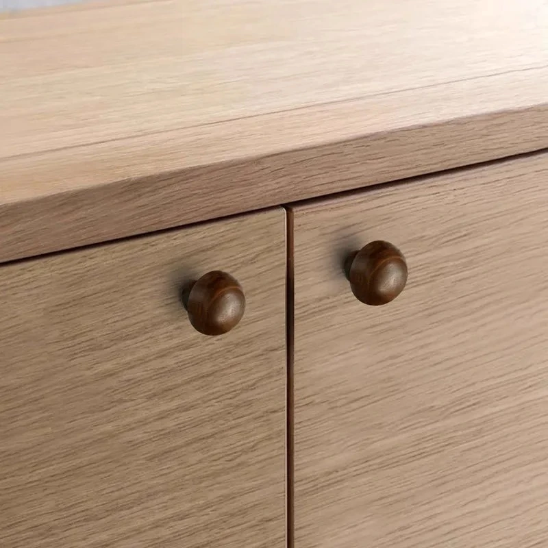 Natural Wood Mushroom Cabinet Knob