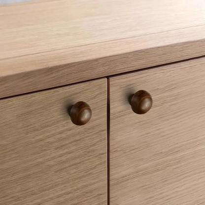 Natural Wood Mushroom Cabinet Knob