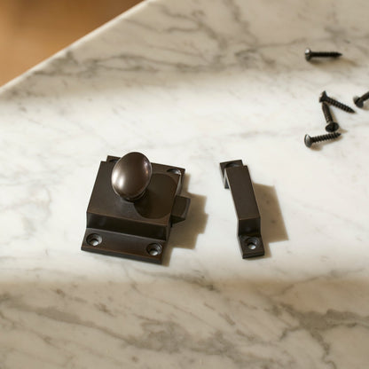 Cullum Turn Solid Brass Cabinet Latch