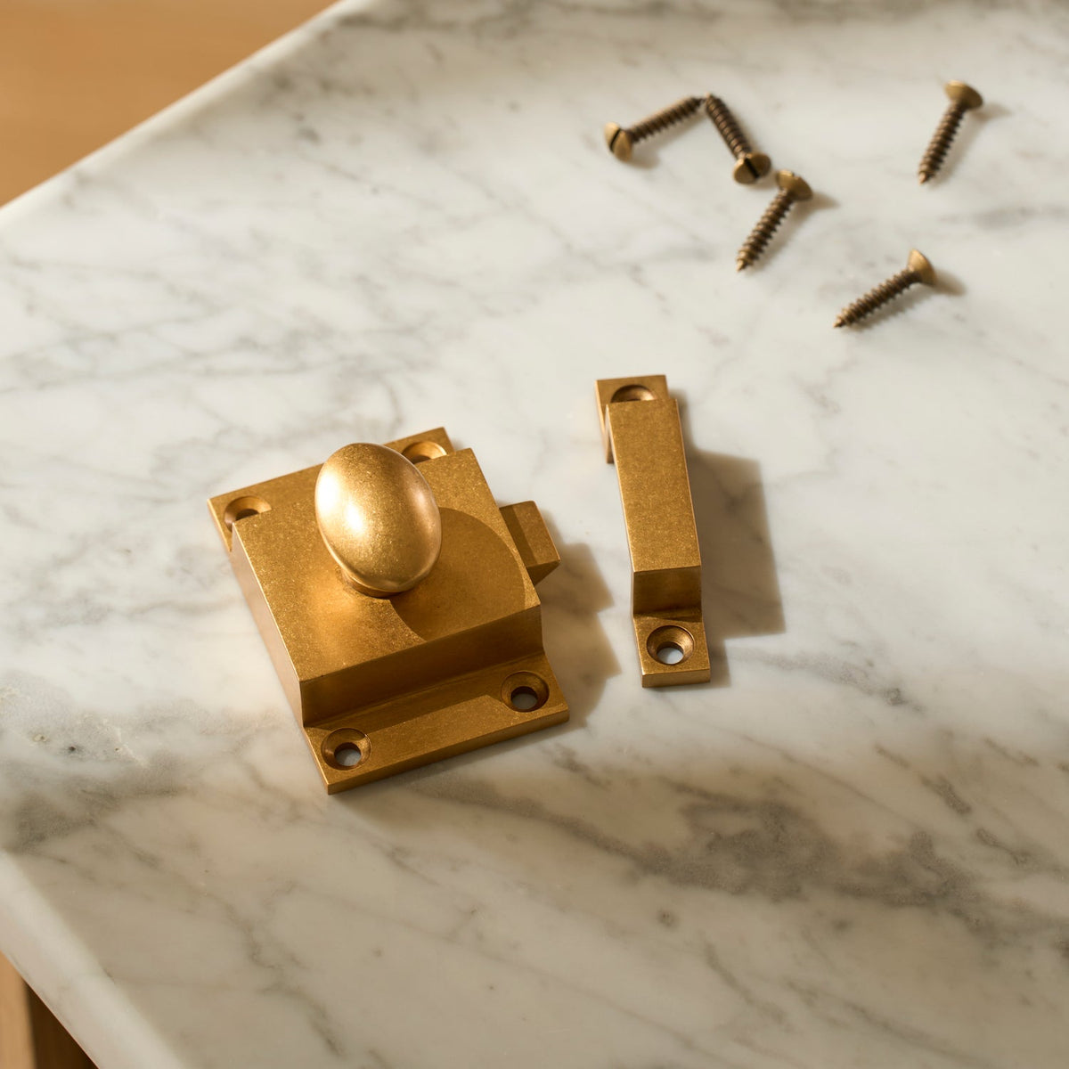 Cullum Turn Solid Brass Cabinet Latch