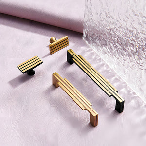 Art Deco Brass Cabinet Handles and Knobs