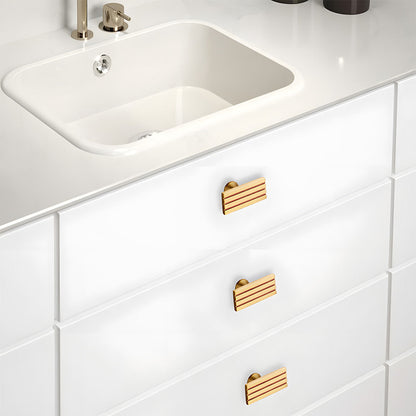 Art Deco Brass Cabinet Handles and Knobs