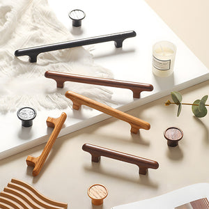 Round Wood Cabinet Pulls and Knobs