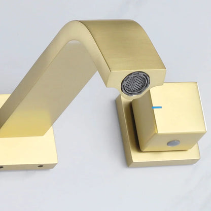 Nova Modern Concealed Wall-Mounted Two Handle Bathroom Faucet