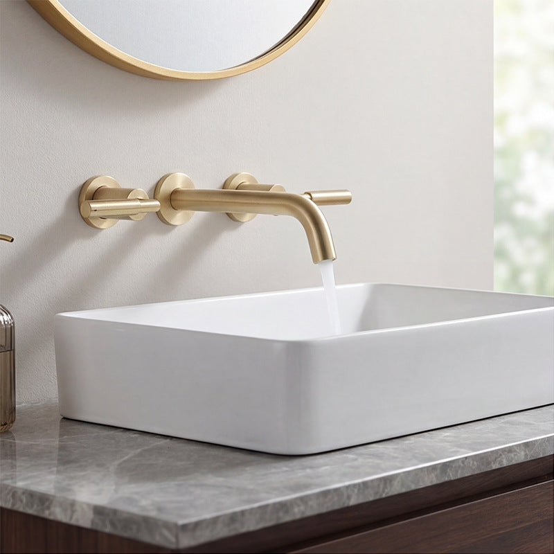 Nova Modern Wall-Mounted Single Handle Bathroom Faucet