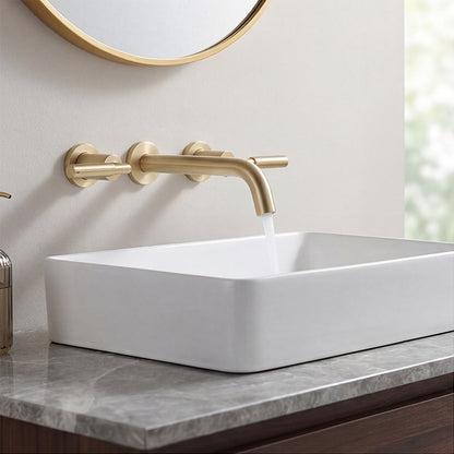 Nova Modern Wall-Mounted Single Handle Bathroom Faucet