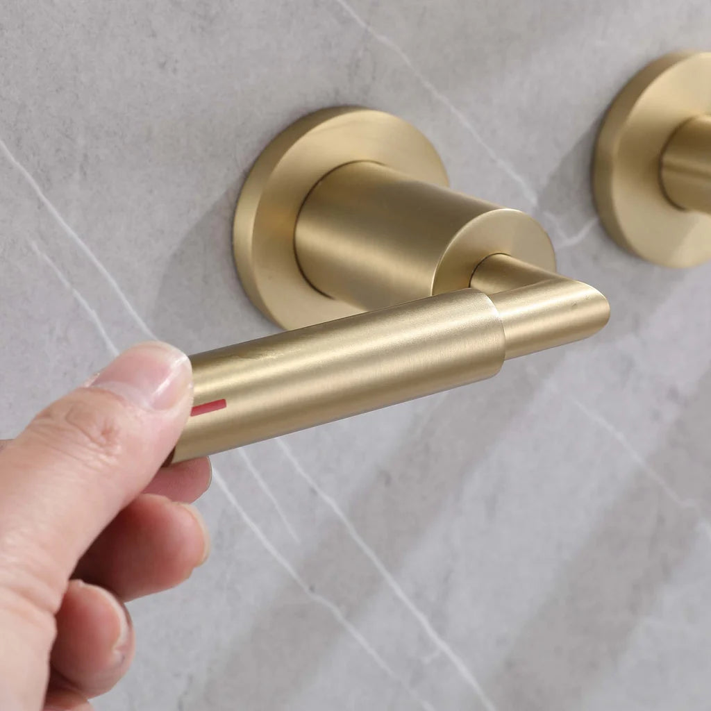 Nova Modern Wall-Mounted Single Handle Bathroom Faucet