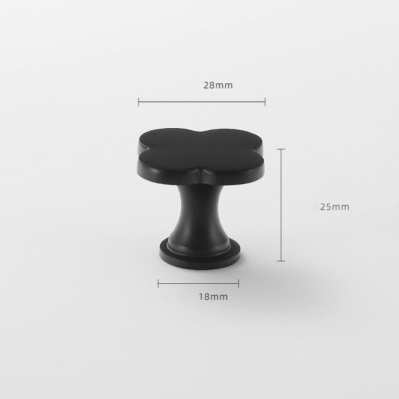 Four-Leaf Clover Cabinet Knobs in Seven Colors