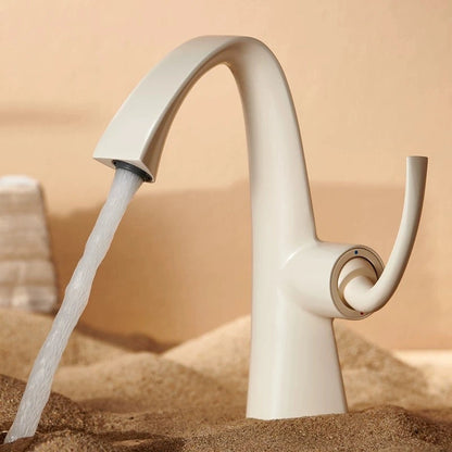 Calira Modern Single-Handle Single-Hole Bathroom Sink Faucet