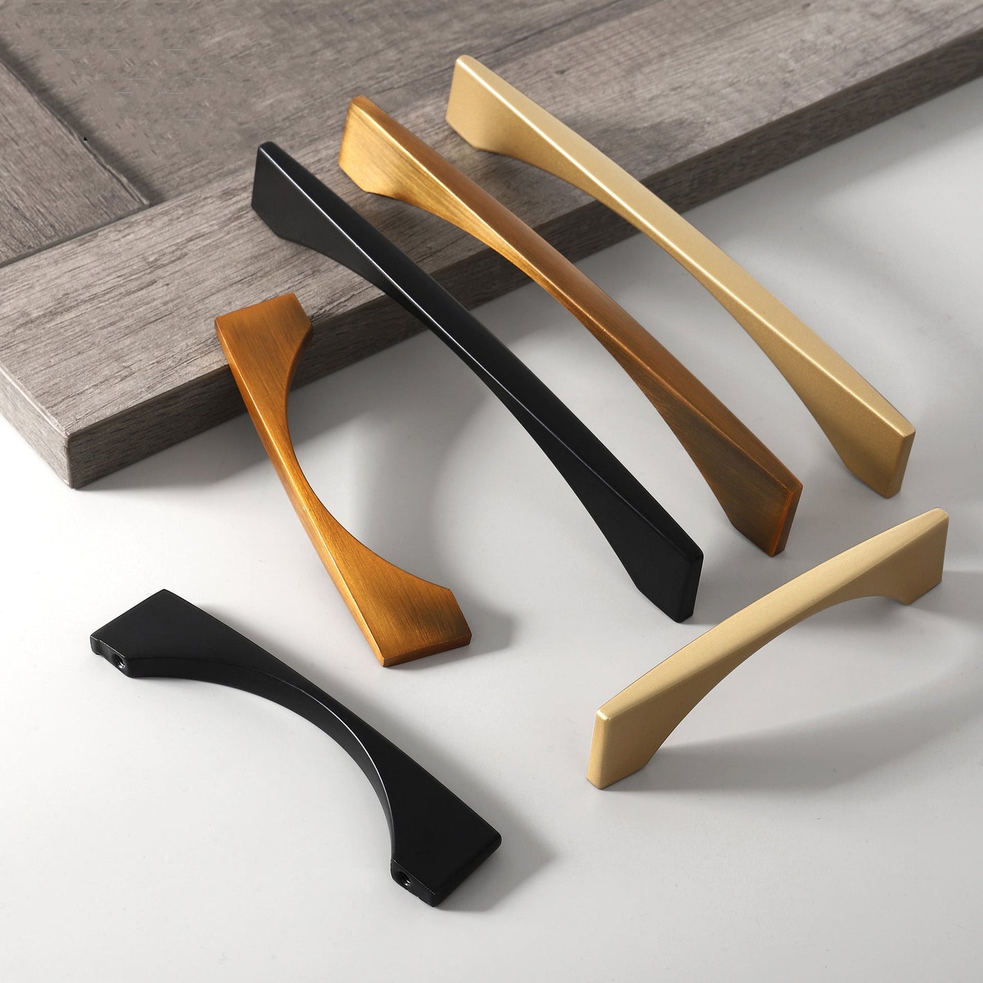 Arched Aluminum Alloy Cabinet Pulls and Drawer Handles
