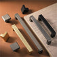 Modern Minimalist Zinc Alloy Square Cabinet Pulls