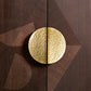 Gold Half Moon Cabinet Pulls, Solid Brass Drawer Handles