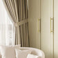 Gold Turned Round Bar Cabinet Handles and Drawer Pulls