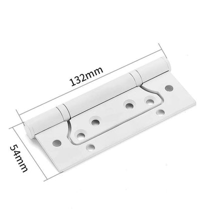 304 Stainless Steel No-Mortise Flush Door Hinges, 4-Inch & 5-Inch