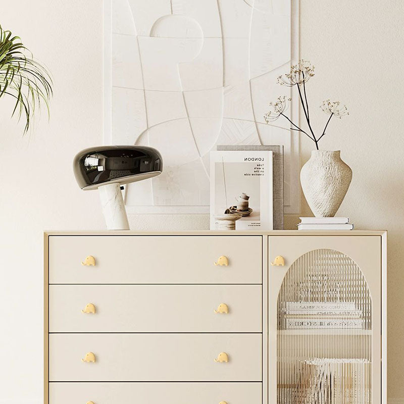 Brass Elephant Dresser Knobs in Three Finishes