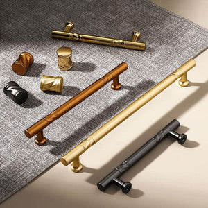 Zinc Alloy Round Bar Cabinet Pulls and Knobs