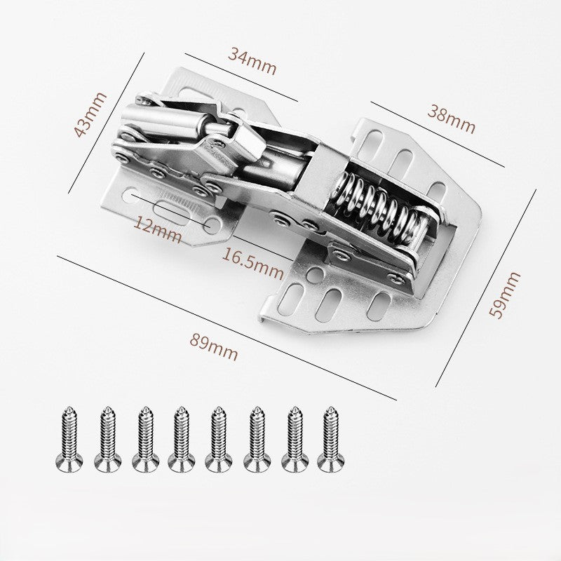 Harbor 90° Soft-Close No-Bore RV Cabinet Hinges – Surface Mount
