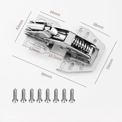 Harbor 90° Soft-Close No-Bore RV Cabinet Hinges – Surface Mount