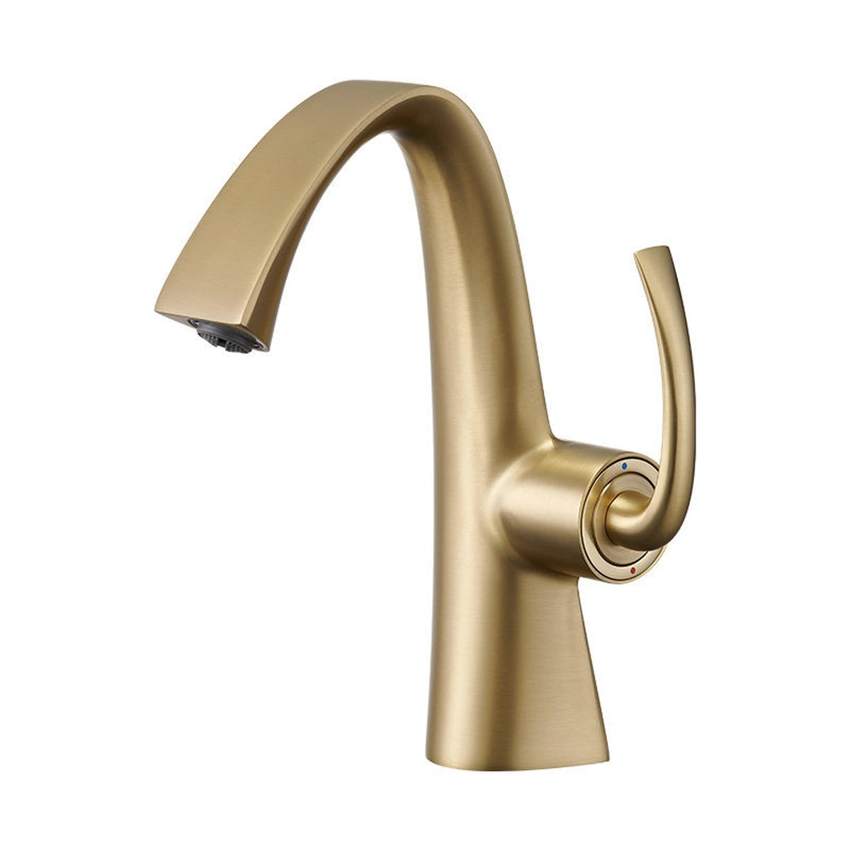 Calira Modern Single-Handle Single-Hole Bathroom Sink Faucet