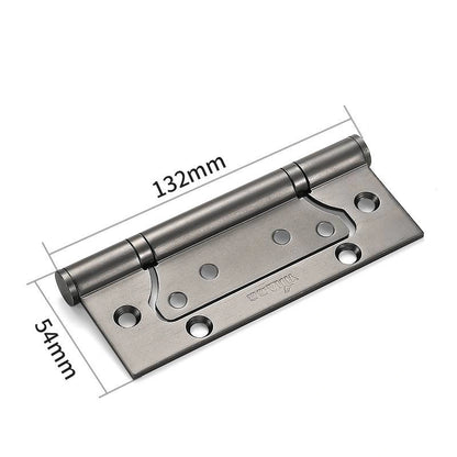 304 Stainless Steel No-Mortise Flush Door Hinges, 4-Inch & 5-Inch