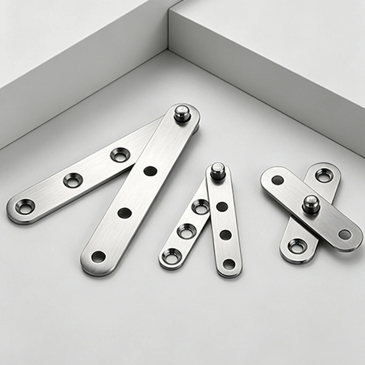 Stainless Steel 360° Pivot Door Hinges, Top and Bottom Mount