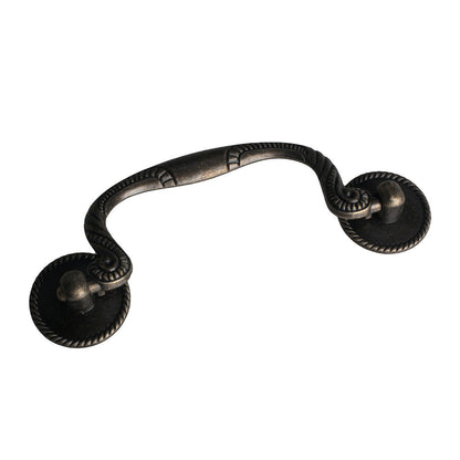 3.75" Vintage Drawer Pull Handles Drop Bail Pulls