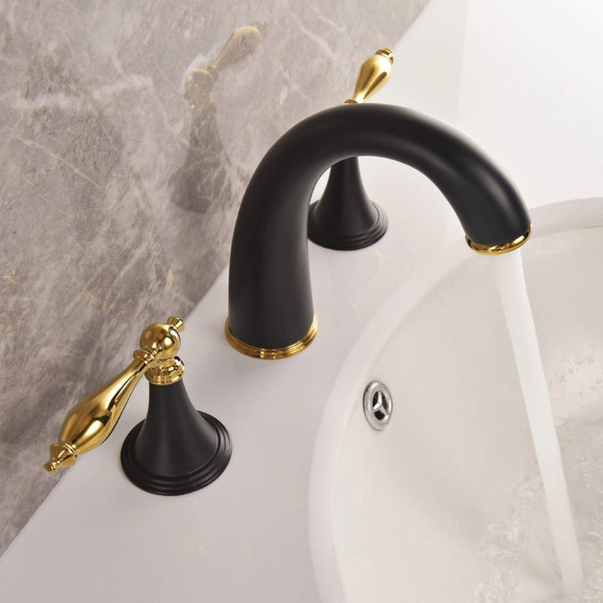 Montara Classic Two-Handle 3-Hole Widespread Bathroom Sink Faucet