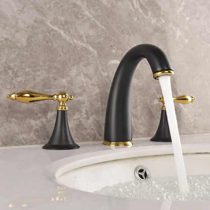 Montara Classic Two-Handle 3-Hole Widespread Bathroom Sink Faucet