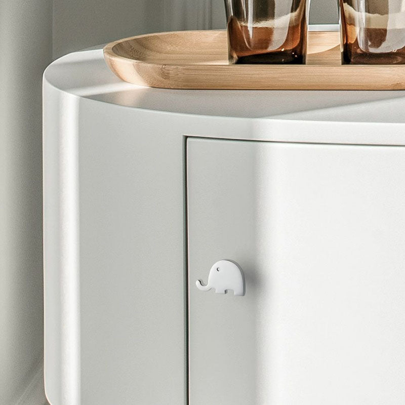 Brass Elephant Dresser Knobs in Three Finishes