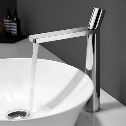 Elvik Modern Single-Hole Bathroom Sink Faucet with Single Handle