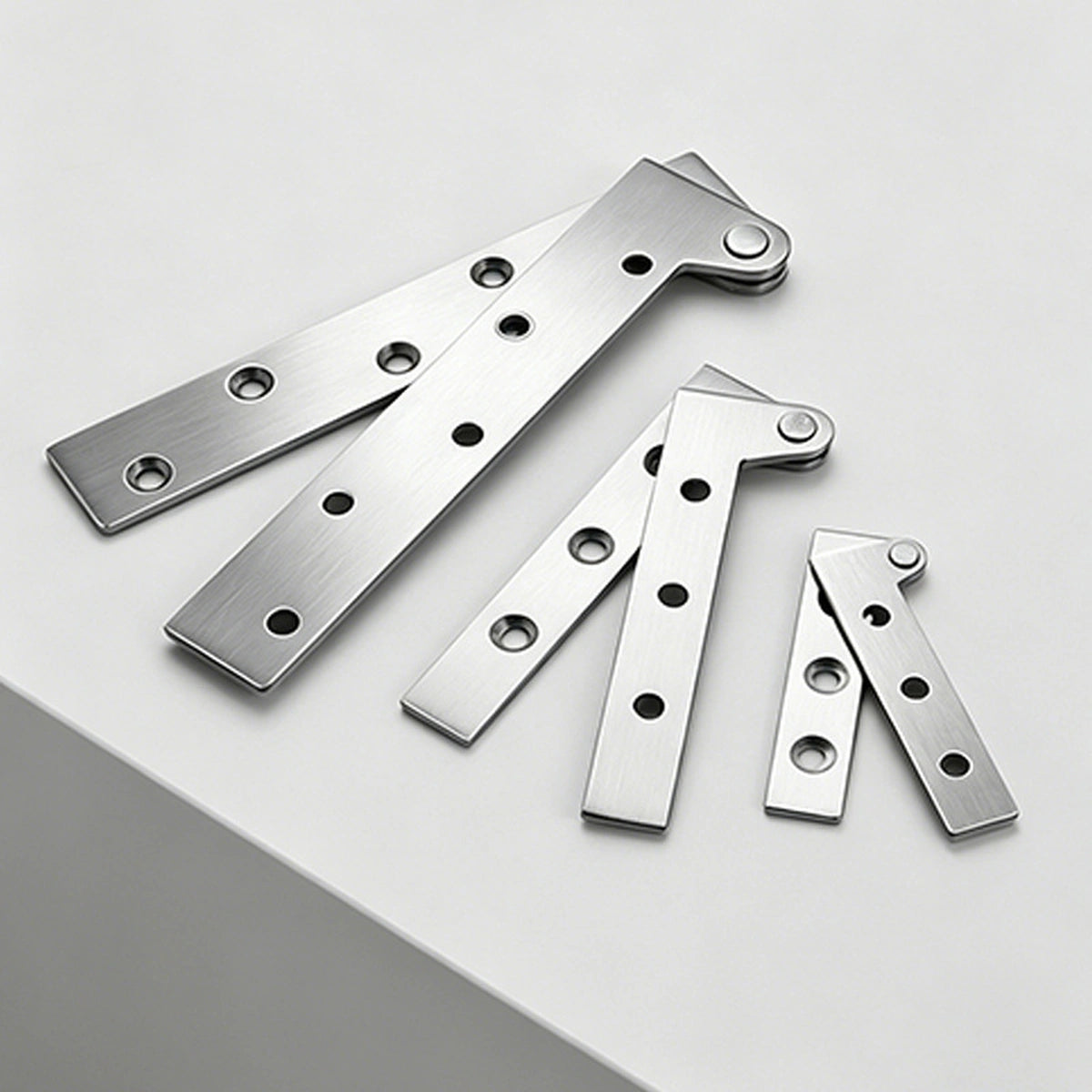 Stainless Steel 360° Pivot Door Hinges, Top and Bottom Mount