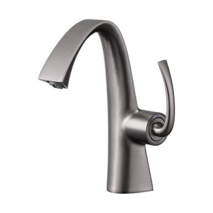 Calira Modern Single-Handle Single-Hole Bathroom Sink Faucet