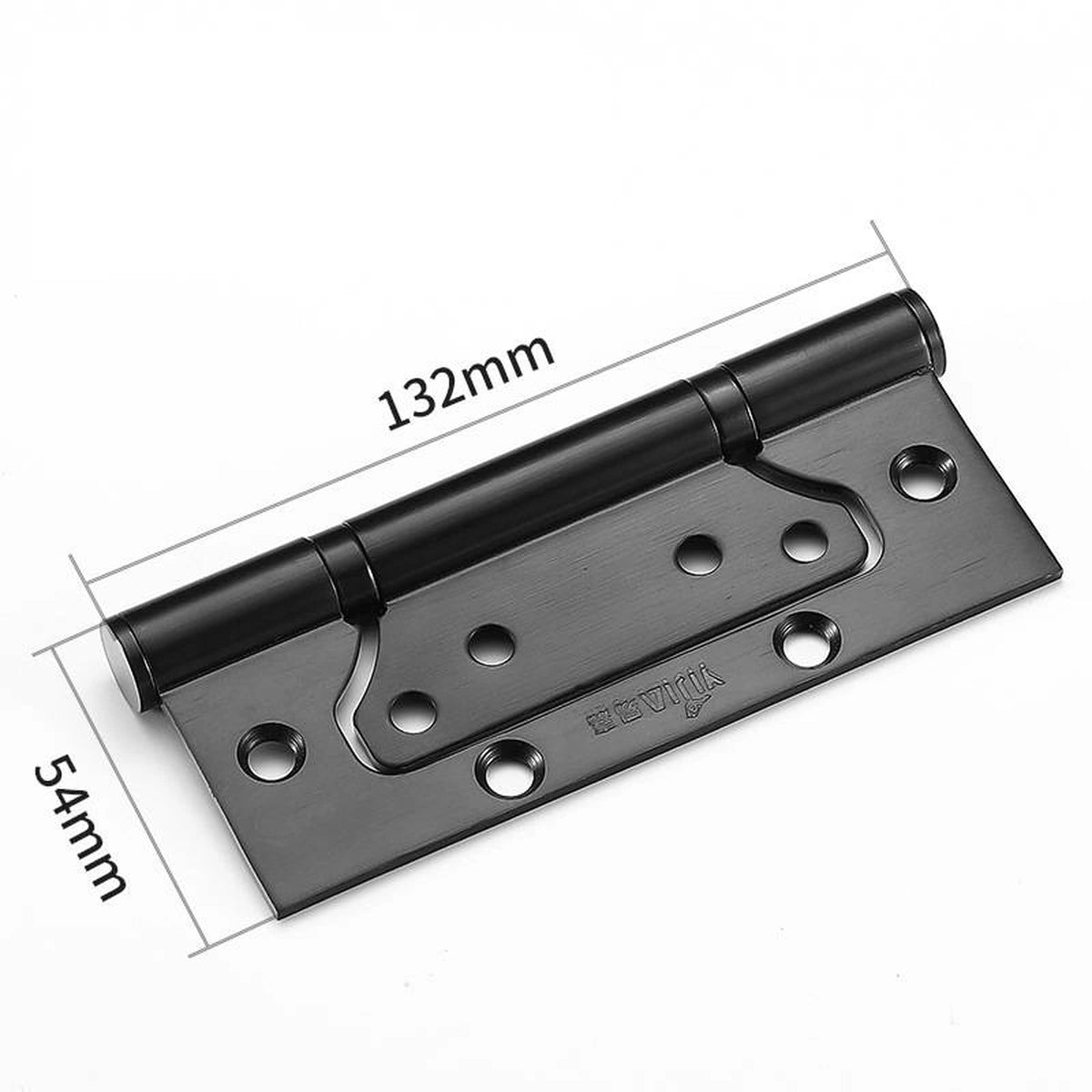 304 Stainless Steel No-Mortise Flush Door Hinges, 4-Inch & 5-Inch